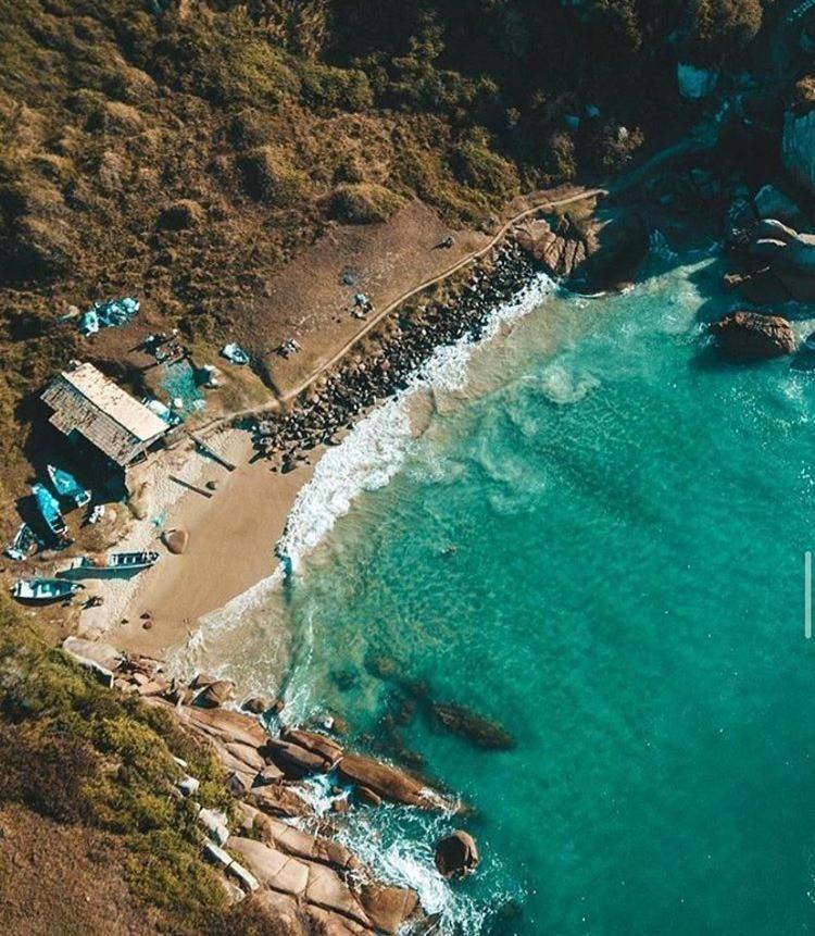Casa De Temporada No Sul Da Ilha Com Piscina Vila Florianópolis Exterior foto